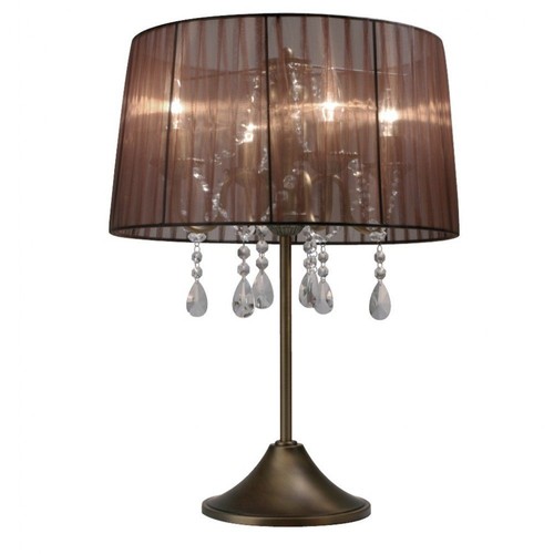 Tischlampe organza kristall - tischlampe,