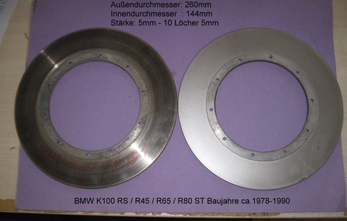Bmw bremsscheiben k100 - bremsscheiben, /