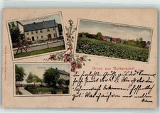 13624444 - 9201 Burkersdorf, Erzgeb Schule Gasthaus Kressler Freiberg LKR 1904