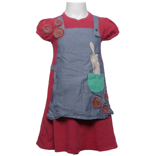 Müsli green cotton kleid - by,