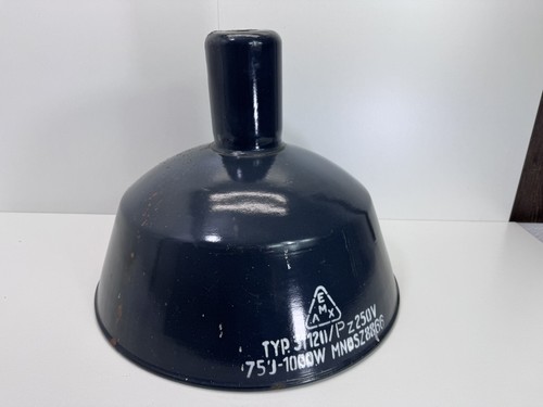 Alte fabriklampe emaille lampe - emaille,