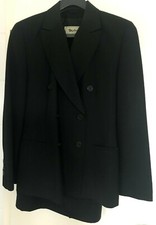 WINDSOR Damen Kostüm Anzug - 38 - schwarz - doppelreihig