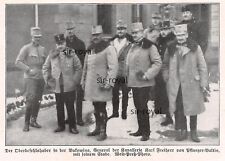 Befehlshaber Bukowina General Karl Freiherr von Pflanzer-Baltin - 1915 ~12x9cm