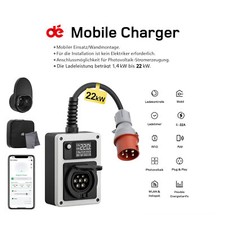 22kW EV Mobile Wallbox CEE