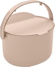 Skaza Daily Biomülleimer Küche 3,3 Liter - mit Deckel und Henkel - Einhändiges Ö