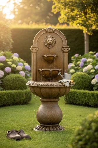 Wandbrunnen löwe 105 cm - löwe,