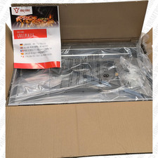 BBQ-Toro Edelstahl Grillplatte | 64 x 40,5 cm | BBQ Plancha für Weber Grill