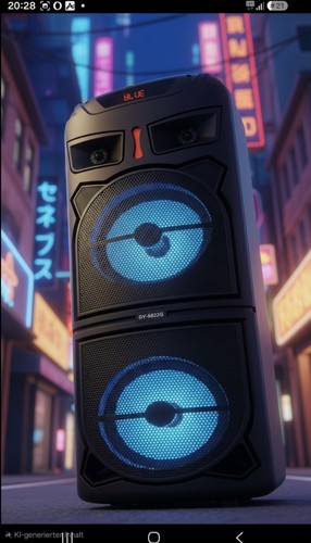 Boombox mit stunden akku - 2,