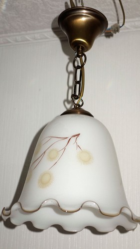Antique brass glass - , ceiling