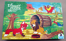 Schmidt Puzzle 625 2827 Disney zwei Freunde auf acht Pfoten 126 Teile 1980