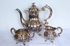 DEKORATIVER ALTER KAFFEEKERN AUS DÄNEMARK VERSILBERT! #11025