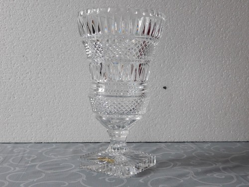 Bleikristallvase pokal h - bleikristallvase,,