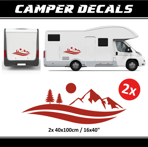 Wohnwagen aufkleber camper - aufkleber,