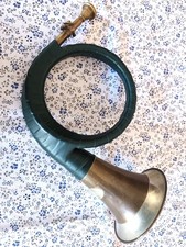 Fürst Pless Jagdhorn in B mit Lederumwicklung und Stimmzug