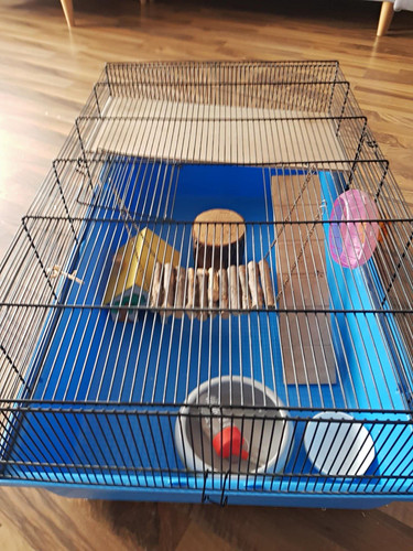 Hamsterkäfig aus metall mit - aus,
