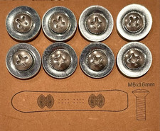 BURTON Re Flex M6 X 16mm 4x4 Schrauben für Snowboard Bindung Screw Spare Parts