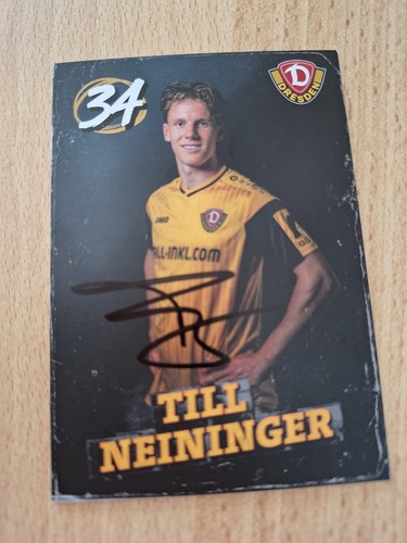 Orig signierte autogrammkarte - orig.,