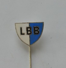 Alter Anstecknadel LBB Berlin, emailliert, 1950er–1970er Jahre, Landesbank Berli