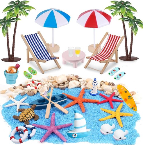 Miniliegestuhl strandkorb deko - miniliegestuhl,