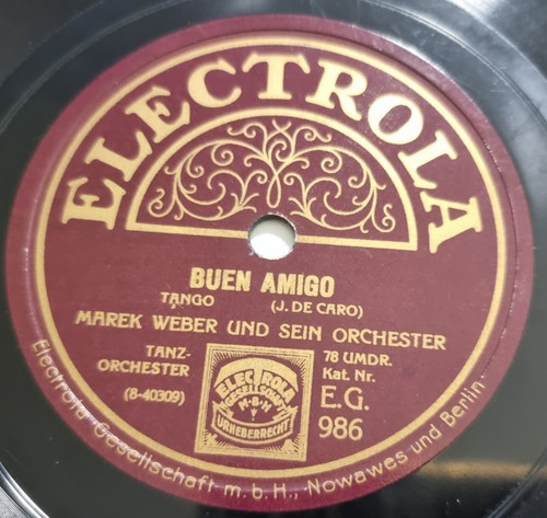 Marek weber und orchester - weber,