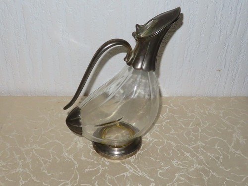 Vintage karaffe dekanter glas - vintage,