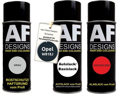 Spraydose set für opel - spraydose, w818j