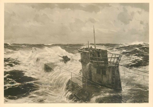 Boot im atlantik - im,
