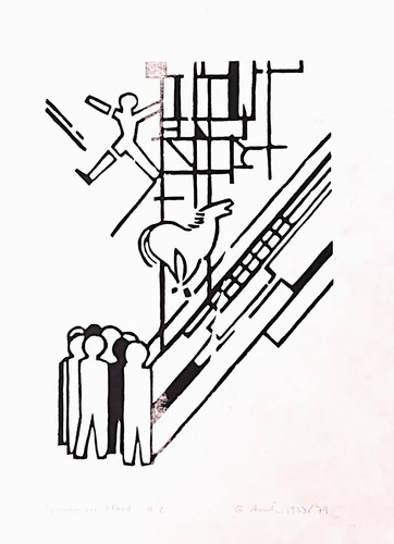 Gerd arntz springendes - arntz,, "springendes