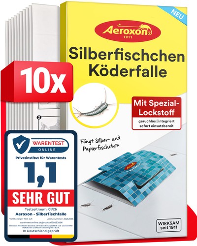 Silberfischfallen 10er set - 10er,