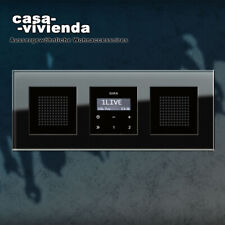 Glasrahmen KLEIN55® - GIRA System 55®, E2, Schwarz matt