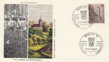 Ersttagsbrief Berlin MiNr. 233, 700 Jahre Schöneberg