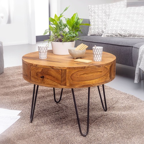 Finebuy couchtisch sheesham - couchtisch,