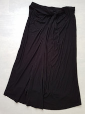 Mango Rock mit Knotenoptik Gr. M Langer Rock schwarz