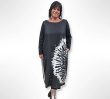 CNG Kleid Schwarz/Weiß in