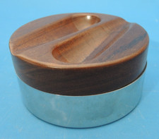 Erhard & Söhne Pfeifen-Aschenbecher, Teak/Metall, 60er/70er Jahre