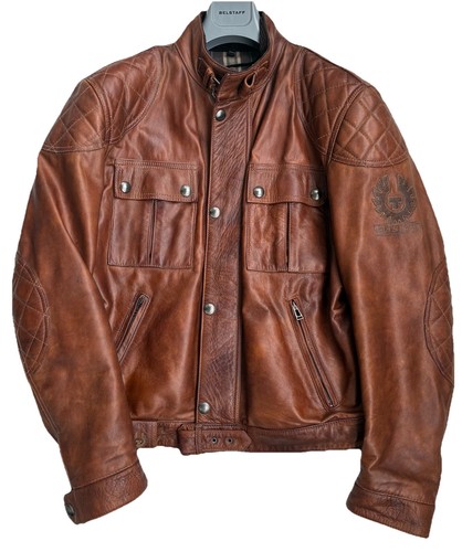 Belstaff lederjacke brooklands - belstaff,
