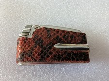 Ronson Varaflame Feuerzeug im Leder Mantel  gasdicht