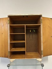 Vintage Puppenhaus-Kleiderschrank, 50er/60er Jahre, Mid-Century Stil