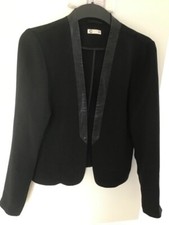 cubus blazer jacke 38 schwarz