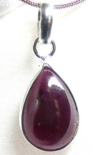 ❤️ Granat Anhänger 925