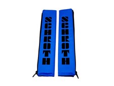 Schroth Gurtpolster blau 2" (50mm) mit Flock - 1 Paar