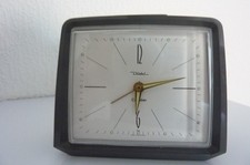 Vintage Wecker Diehl Cavalier 60er 70er Grau Reisewecke mechanisch Retro Phoenix