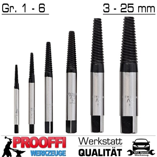 Tlg linksdreher set defekte - 6-tlg,