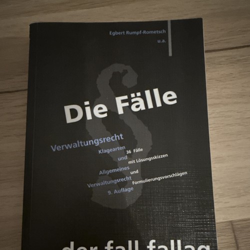 Die fälle verwaltungsrecht - die,
