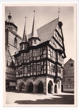ALSFELD HESSEN RATHAUS um 1940, SW - FOTO KUNST POSTKARTE, Foto: Dr. Wiedemann