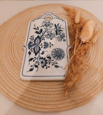 Hutschenreuther Zwiebelmuster Frühstücks- Schneide- Brot- Käsebrett 24,5 x 14,5