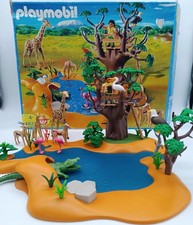 PLAYMOBIL: Wasserstelle mit Tieren und Figur (4827)