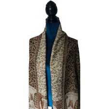 Top Schal braun beige 2