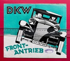 Automobil Falt Prospekt DKW
