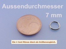 Echt 925 Silber Spaltringe Öse 5  6  7  8 mm Ösen Binderinge Verschlussringe
